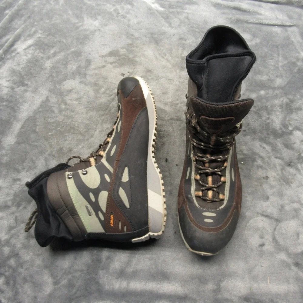 ASOLO Elysium GTX Men Boots 13.5 Brown Waterproof Gore Tex Fur Insulated Romania